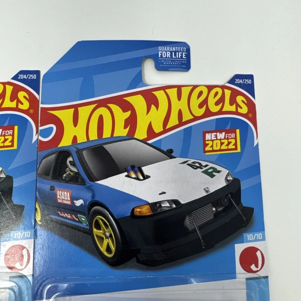 Hot wheels Honda Civic Custom Blue 204/250 2022 HW J-Imports 10/10 Lot 2
